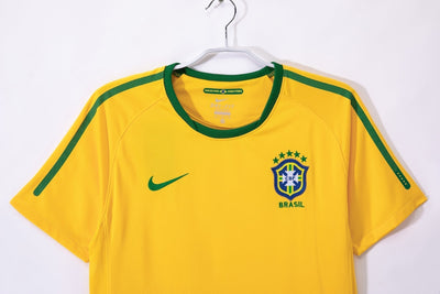 Brazil 2010 Home Retro Shirt