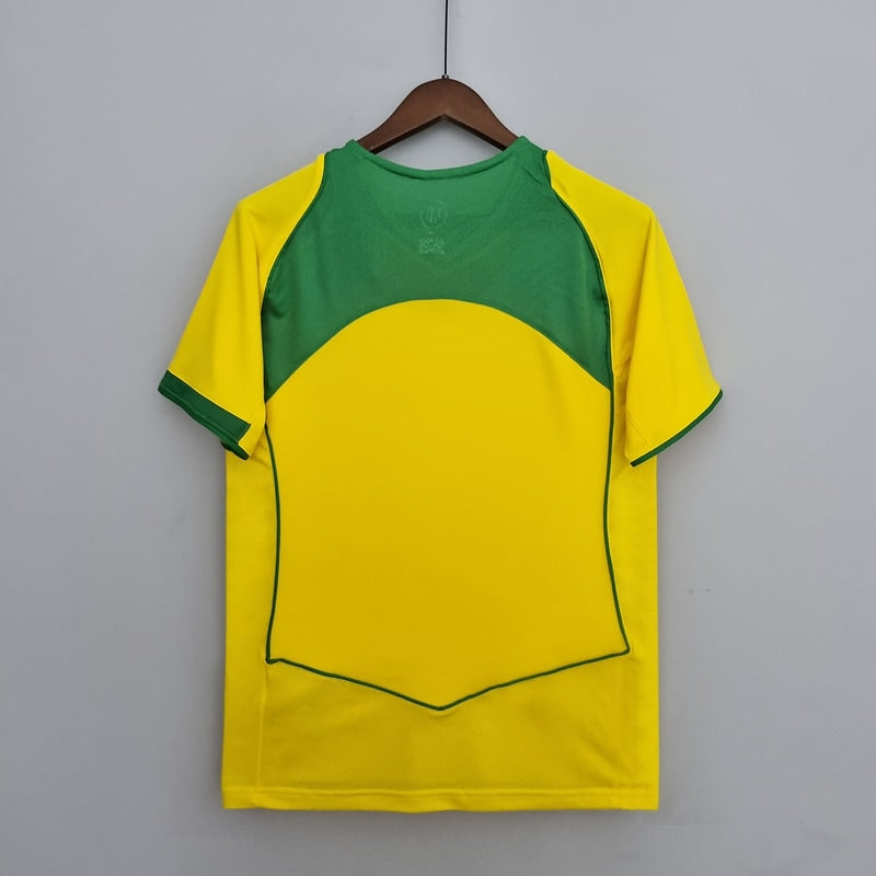 Brazil 2004 Home Retro Shirt