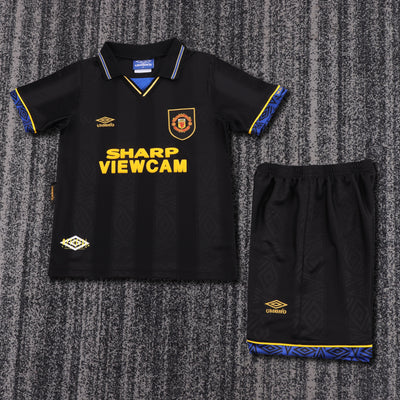 Manchester United 93/94 Children's Away Retro Set