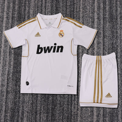Real Madrid 11/12 Children's Home Retro Set