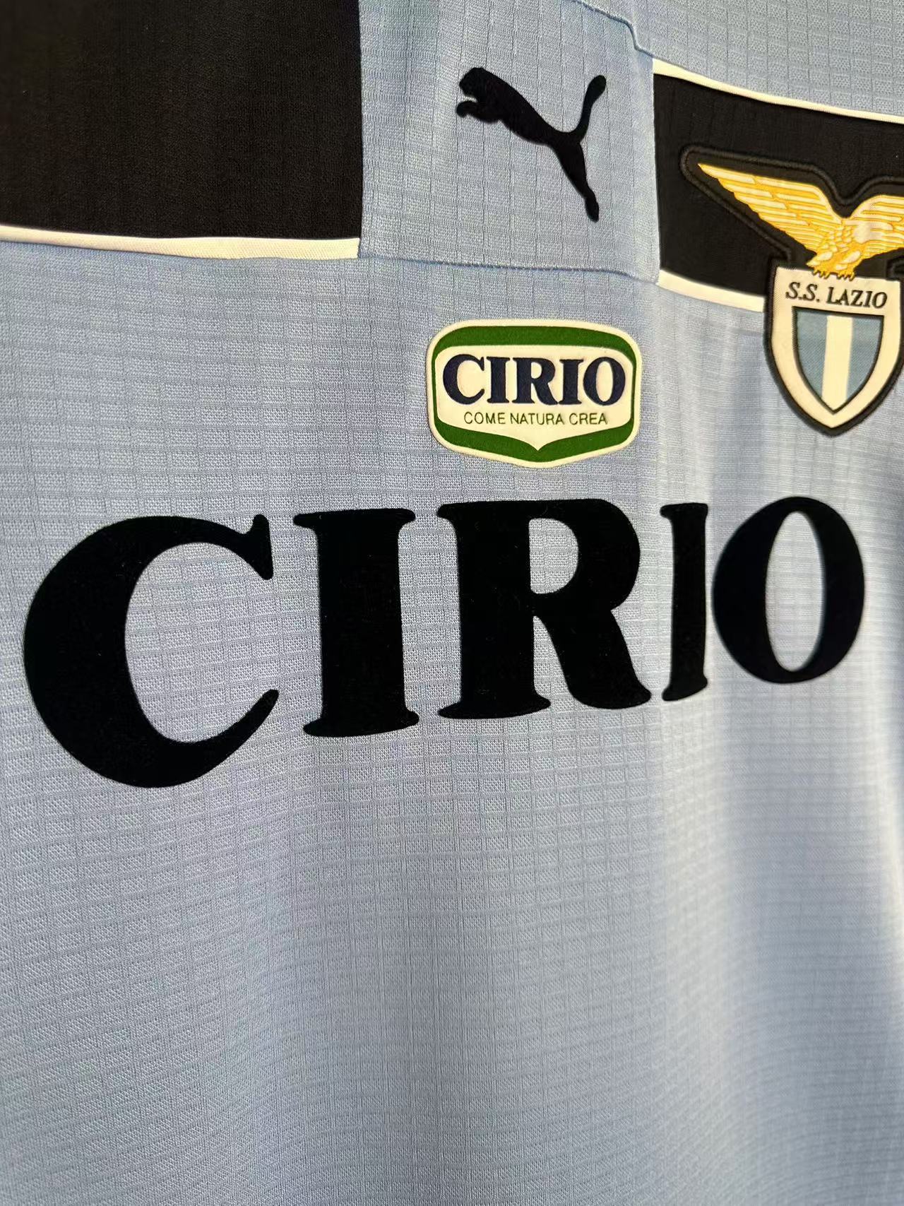 Lazio 99/00 Home Retro Shirt - Long Sleeve