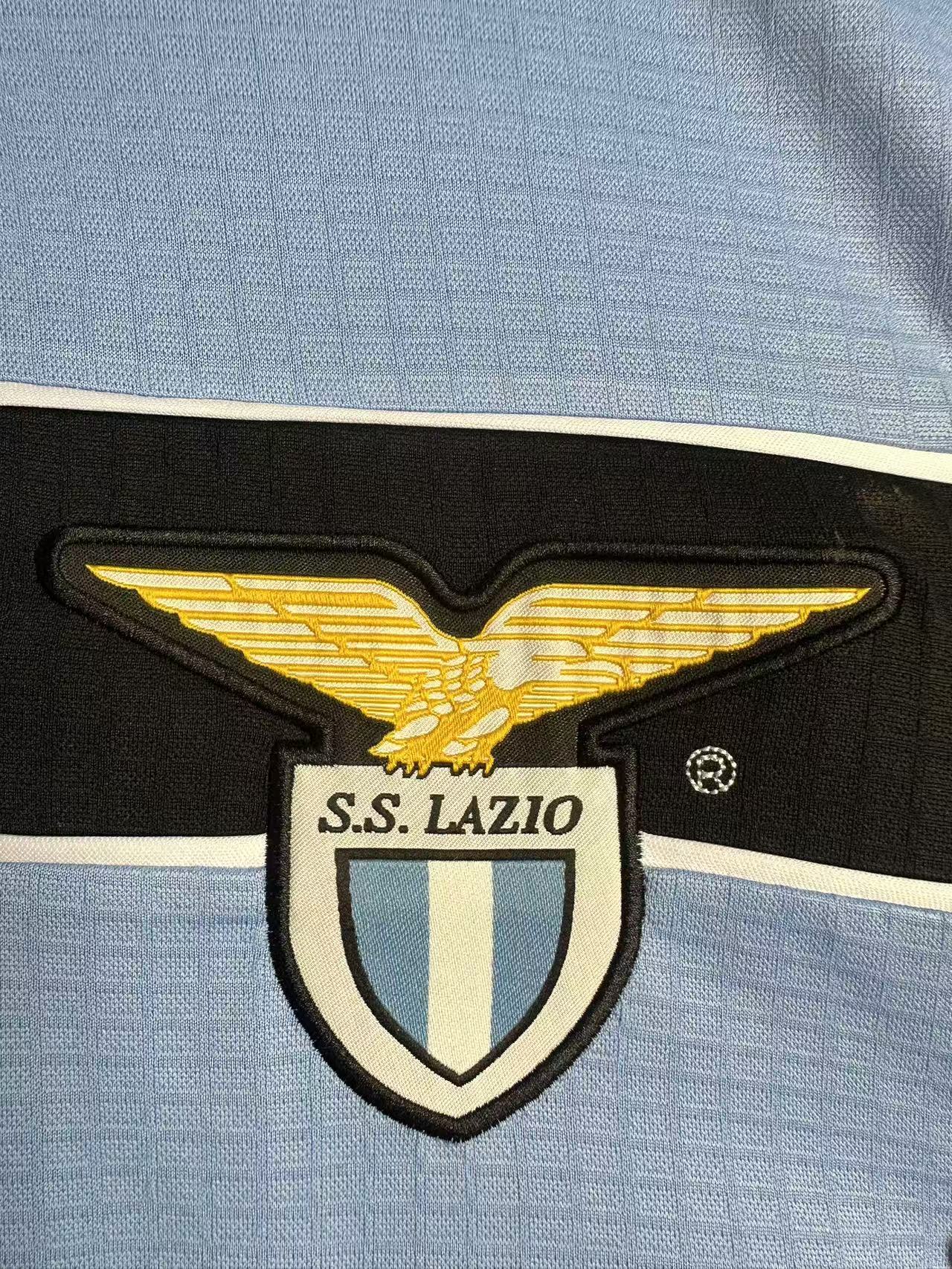 Lazio 99/00 Home Retro Shirt - Long Sleeve