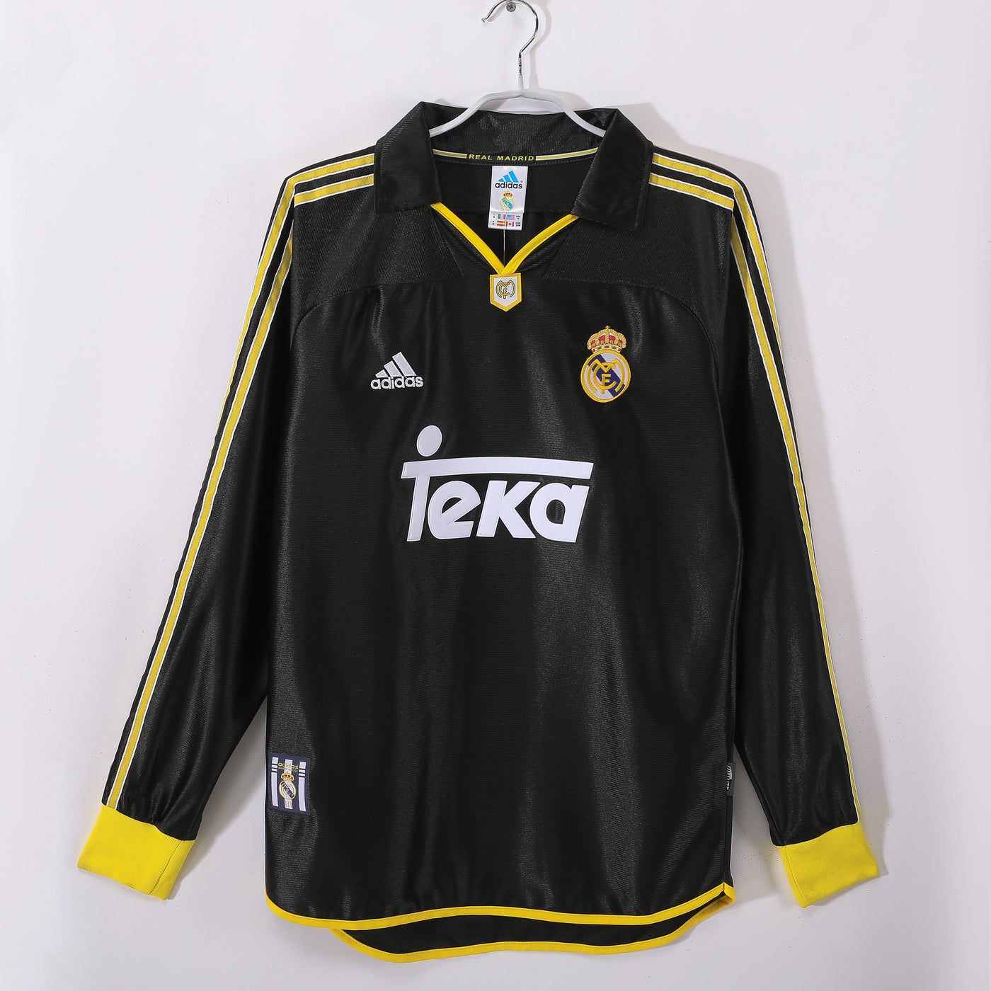 Real Madrid 99/01 Away Retro Shirt - Long Sleeve