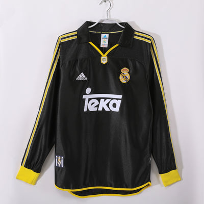 Real Madrid 99/01 Away Retro Shirt - Long Sleeve