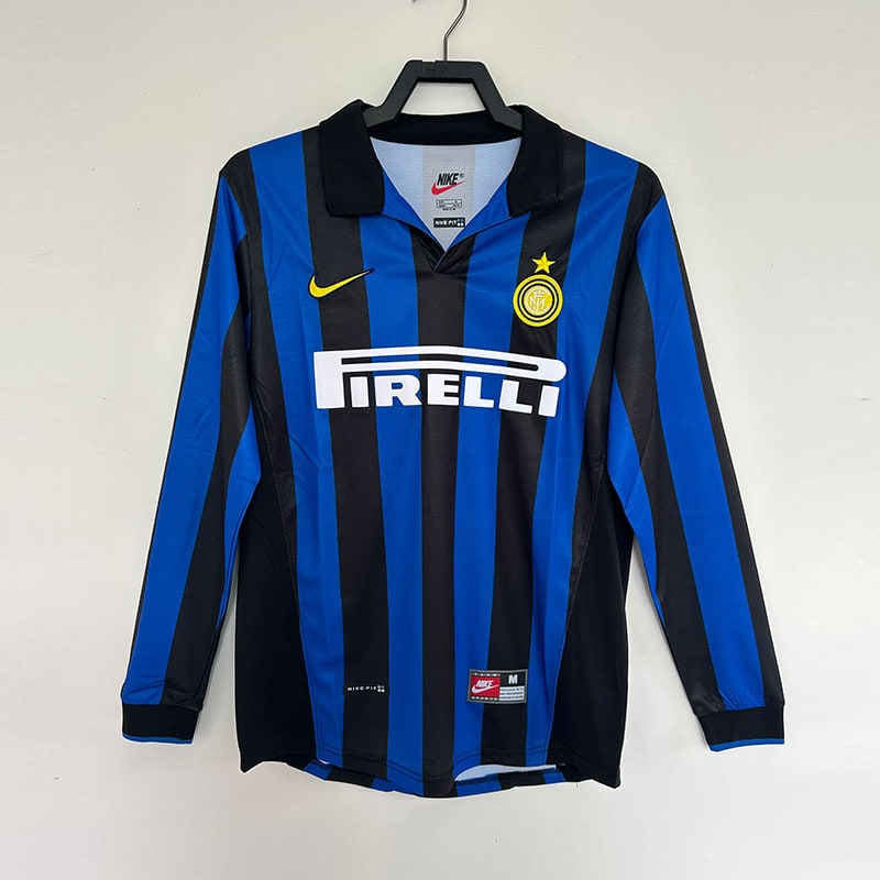Inter Milan 98/99 Home Retro Shirt - Long Sleeve