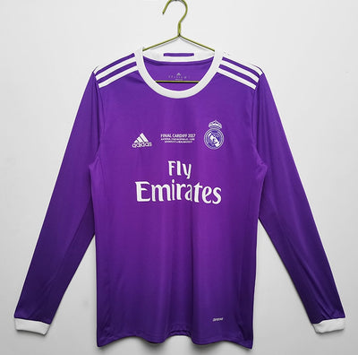 Real Madrid 16∕17 UCL Away Retro Shirt - Long Sleeve