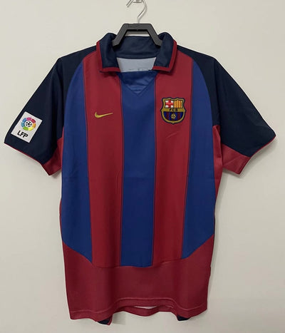 Barcelona 03/04 Home Retro Shirt