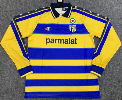 Parma 99/00 Home Retro Shirt Long Sleeve