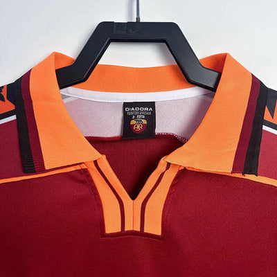 Roma 98/99 Home Retro Shirt - Long Sleeve