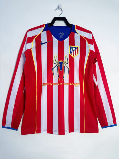 Atletico Madrid 04/05 Home Retro Shirt - Long Sleeve