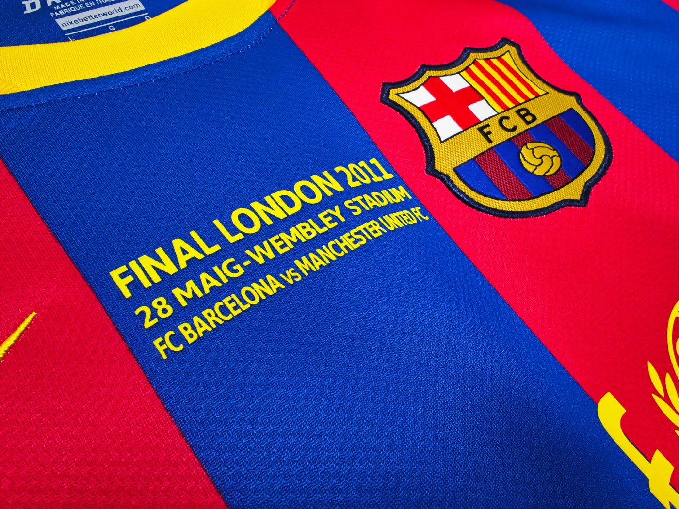 Barcelona 10/11 Home Retro Shirt - Long Sleeve