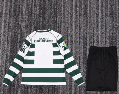Sporting 02/03 Children's Home Retro Set - Long Sleeve