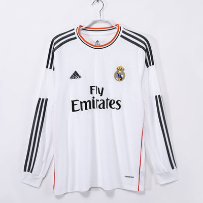Real Madrid 13/14 Home Retro Shirt - Long Sleeve