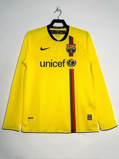 Barcelona 08/09 Away Retro Shirt - Long Sleeve