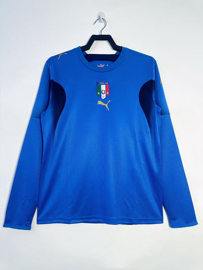 Italy 2006 Home Retro Shirt - Long Sleeve