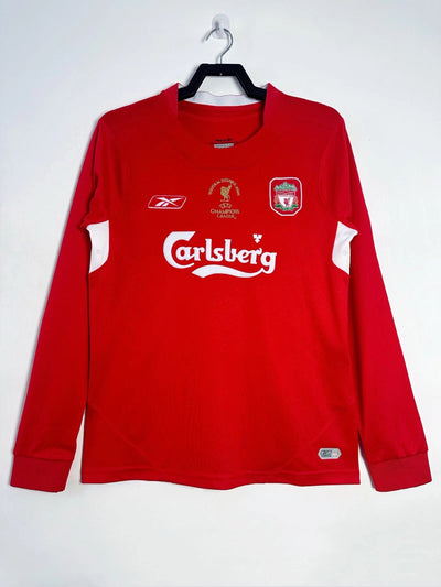Liverpool 04/05 UCL Home Retro Shirt - Long Sleeve