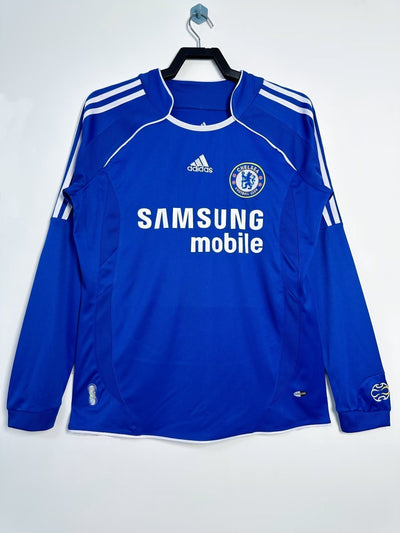 Chelsea 06/07 Home Retro Shirt - Long Sleeve