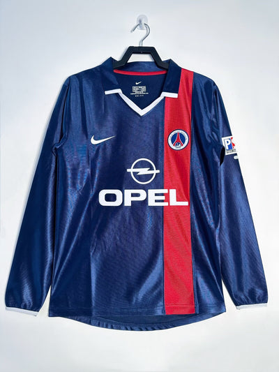 PSG 01/02 Home Retro Shirt - Long Sleeve