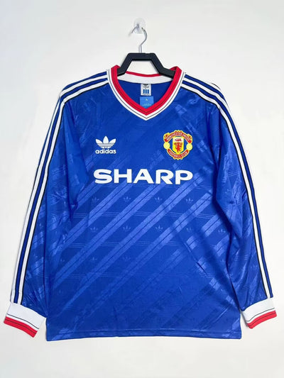 Manchester United 86/88 Third Retro Shirt - Long Sleeve