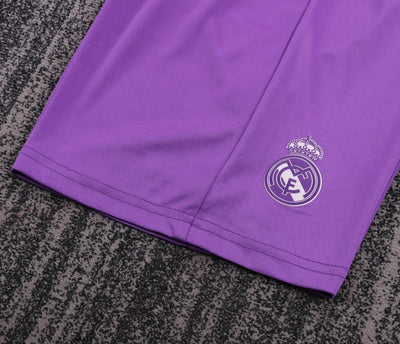 Real Madrid 16/17 Children's Away Retro Set - Long Sleeve