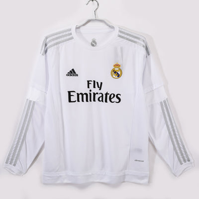 Real Madrid 15/16 Home Retro Shirt - Long Sleeve