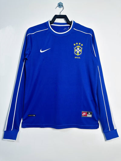 Brazil 1998 Away Retro Shirt - Long Sleeve