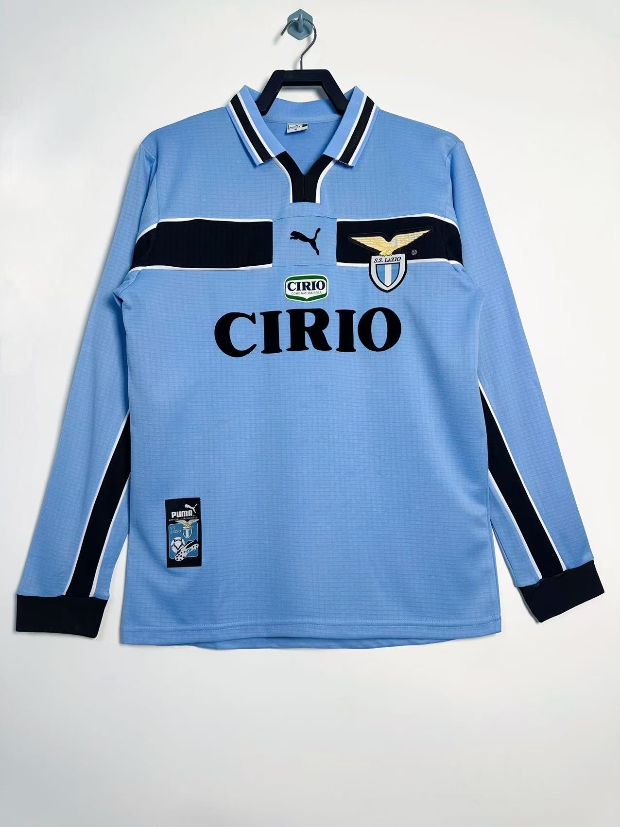 Lazio 99/00 Home Retro Shirt - Long Sleeve