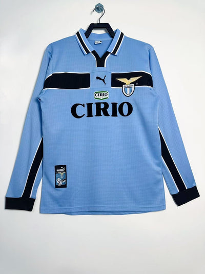Lazio 99/00 Home Retro Shirt - Long Sleeve