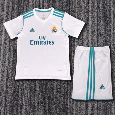 Real Madrid 17/18 Children's Home Retro Set
