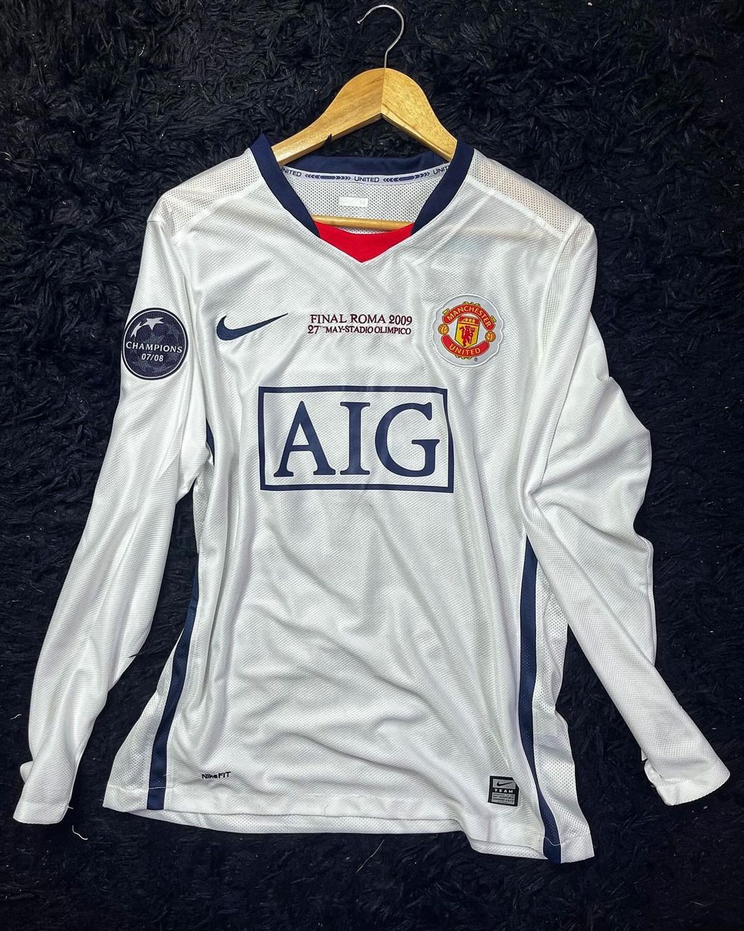 Manchester United 08/09 Away Retro Shirt - Ronaldo #7 (+Patches)