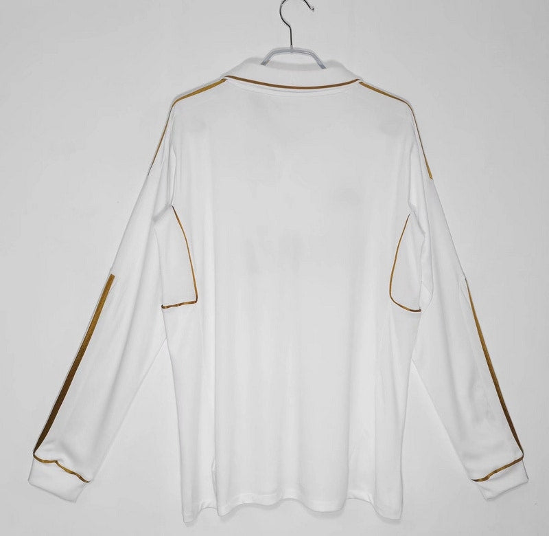 Real Madrid 11∕12 Home Retro Shirt - Long Sleeve