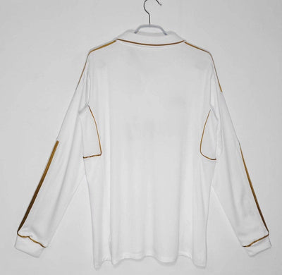 Real Madrid 11∕12 Home Retro Shirt - Long Sleeve