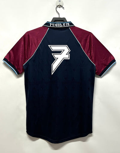 West Ham 1999 Iron Maiden Retro Shirt - Dark Blue