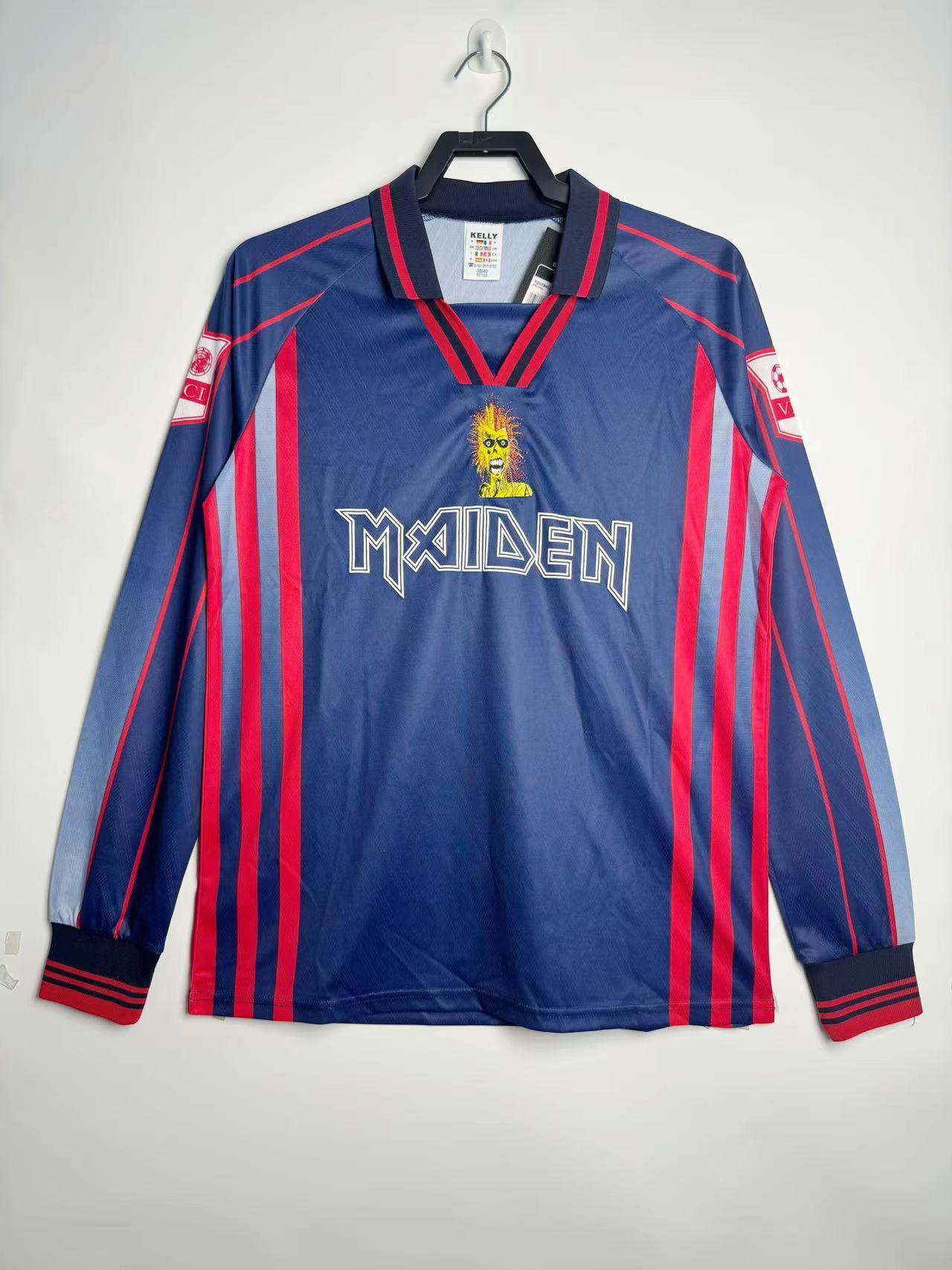 West Ham 1998 Iron Maiden Retro Shirt - Long Sleeve