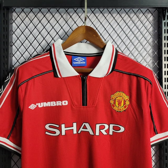 Umbro Man United 98/99 Home Retro Shirt - Red
