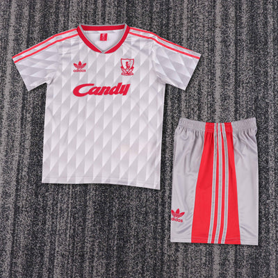 Liverpool 89/90 Children's Away Retro Set