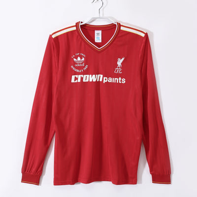 Liverpool 85/86 Home Retro Shirt - Long Sleeve
