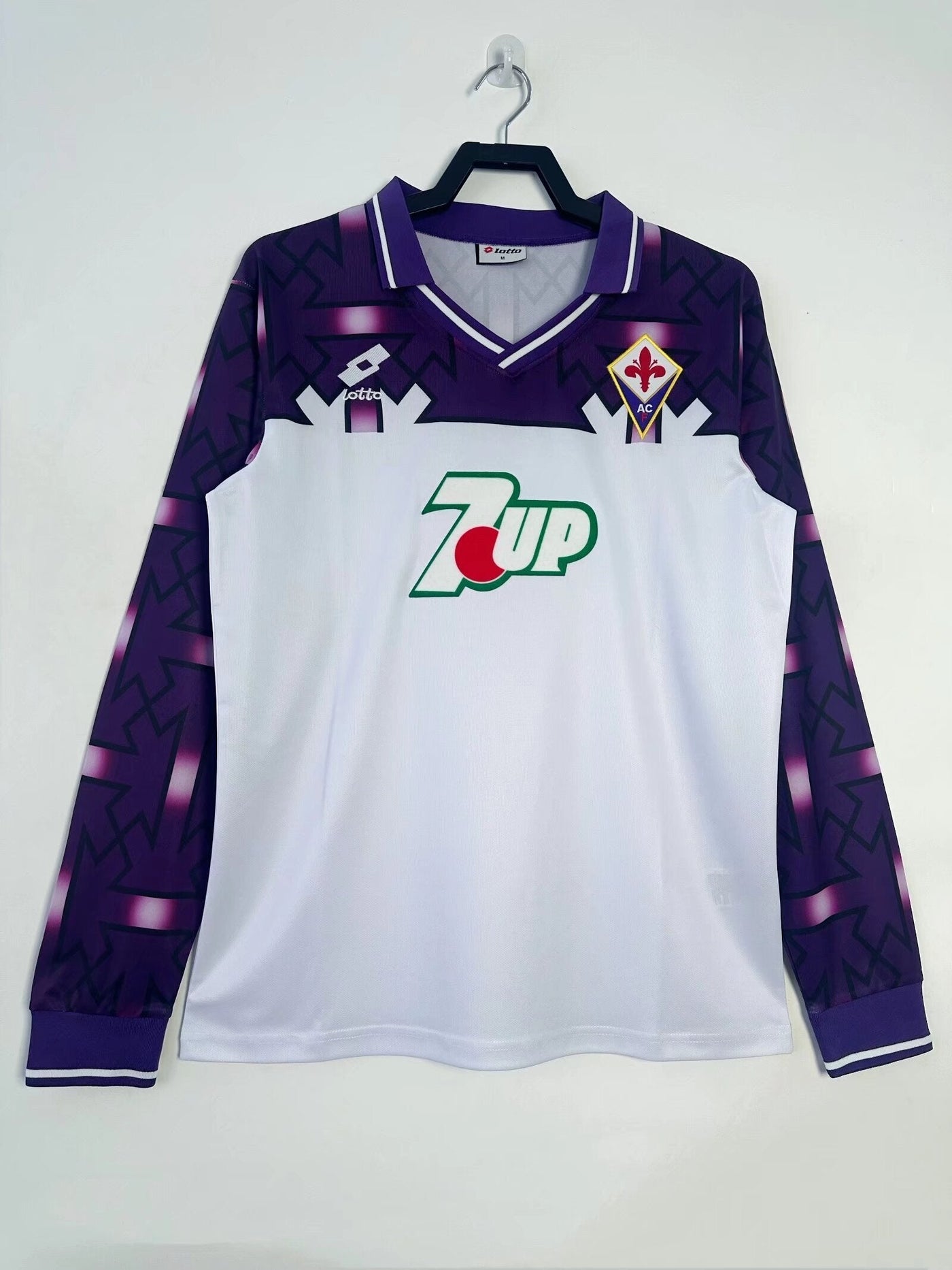 Fiorentina 92/93 Away Retro Shirt - Long Sleeve