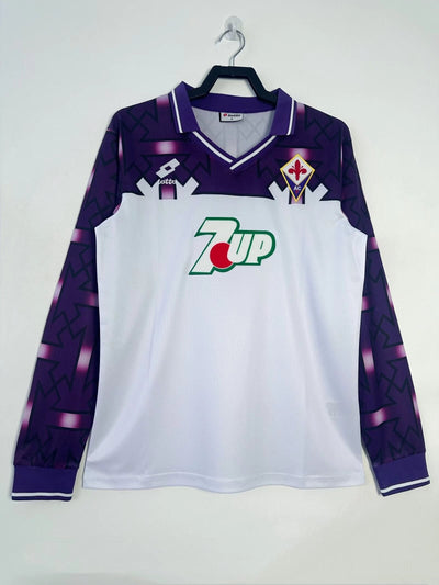 Fiorentina 92/93 Away Retro Shirt - Long Sleeve