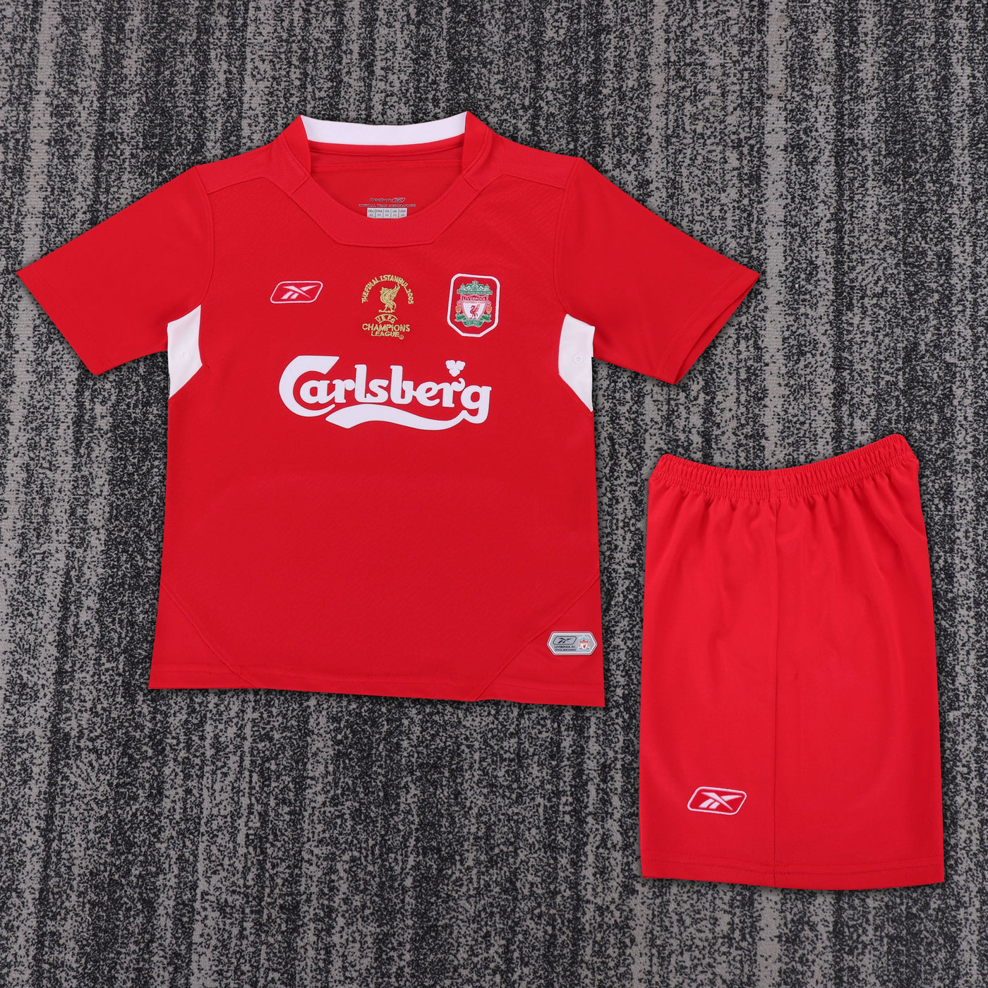 Liverpool 04/05 Children's UCL Home Retro Set