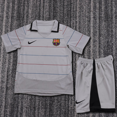 Barcelona 03/04 Children's Away Retro Set