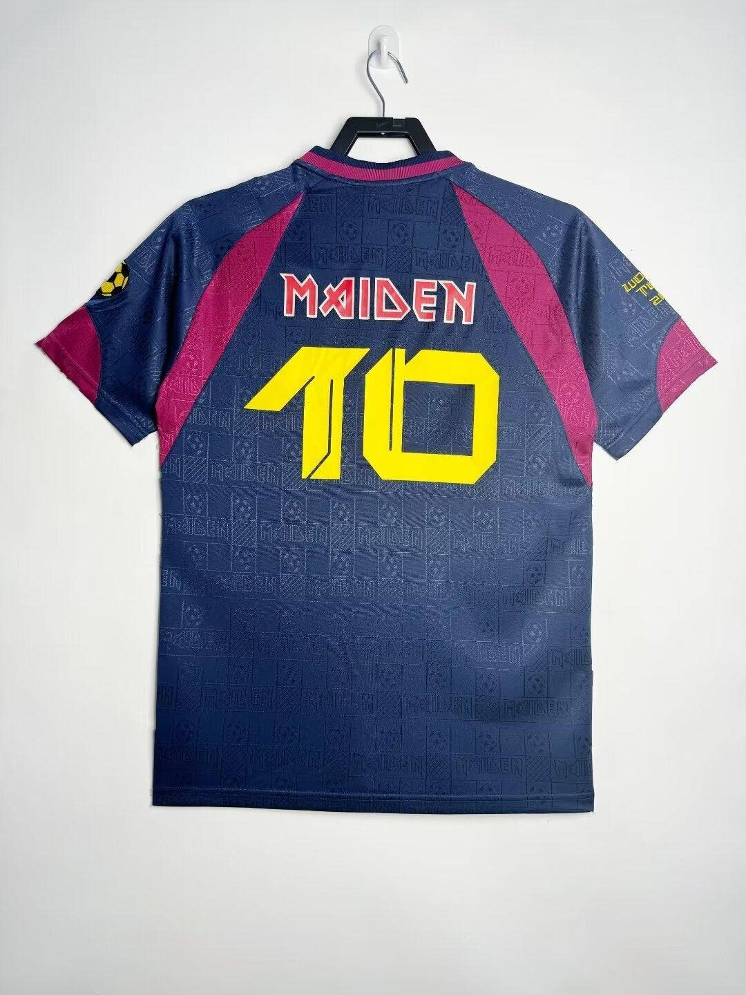 West Ham 2010 Iron Maiden Retro Shirt - Dark Blue