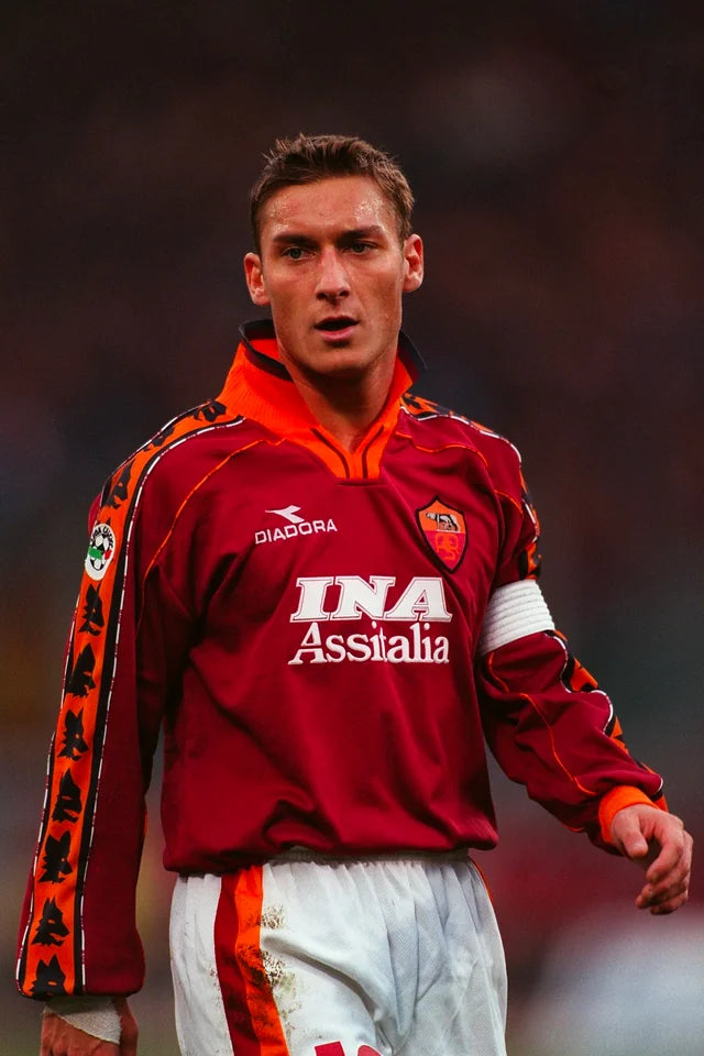Roma 98/99 Home Retro Shirt - Long Sleeve