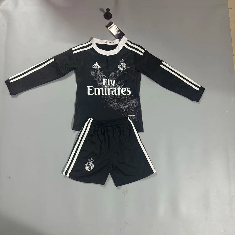 Real Madrid 14/15 Children's Third Retro Set - Long Sleeve