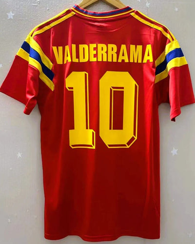Colombia 90/91 Home Retro Shirt - VALDERRAMA #10