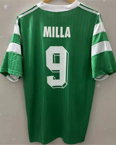 Cameroon 91/92 Home Retro Shirt - MILLA #9