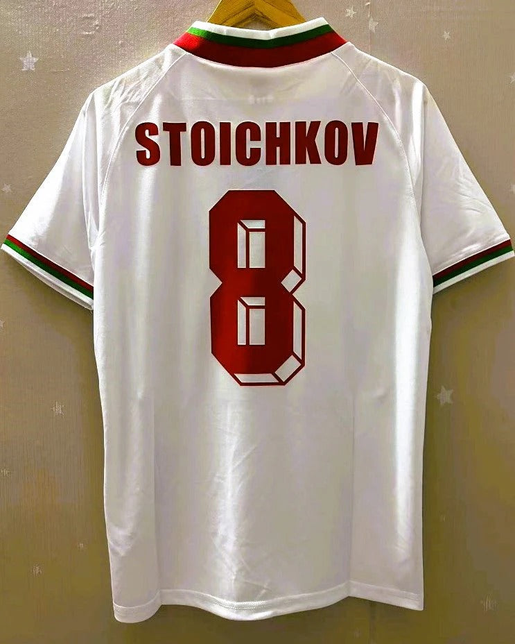 Bulgaria 94/95 Home Retro Shirt - STOICHKOV #8