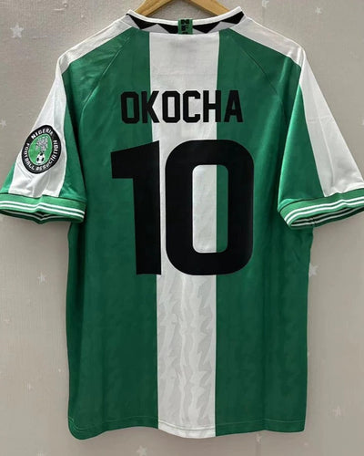 Nigeria 96/97 Home Retro Shirt - OKOCHA #10 (+Patches)