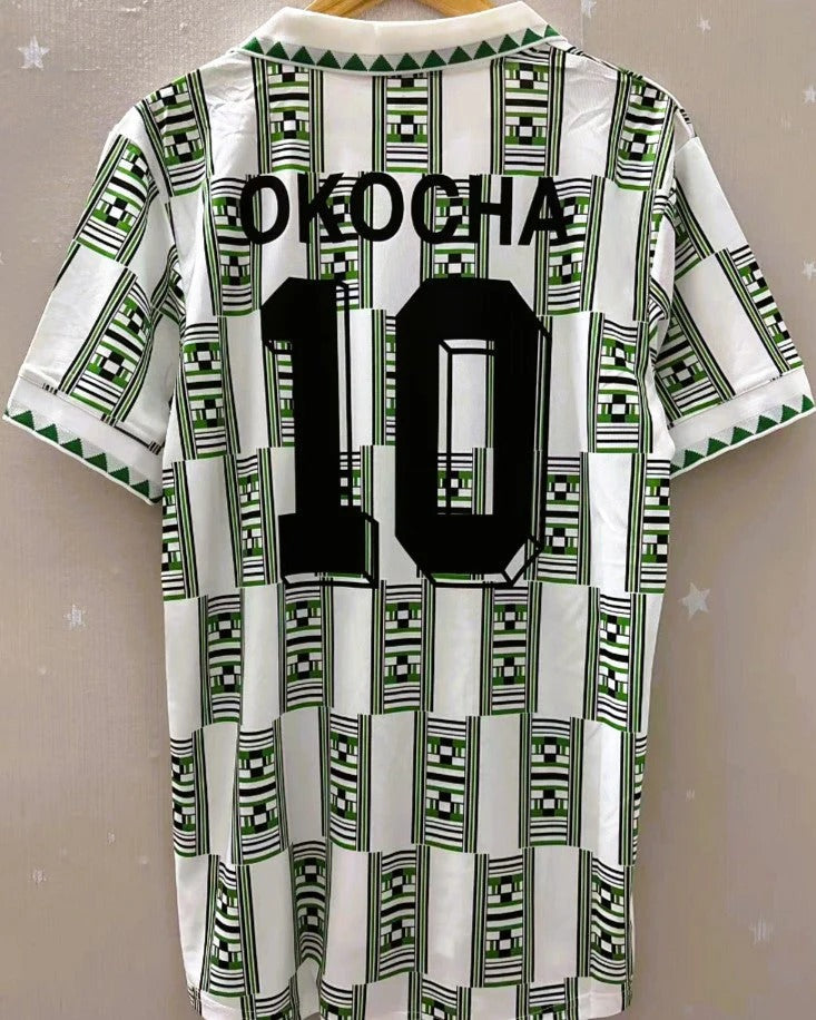 Nigeria 94/95 Away Retro Shirt - OKOCHA #10