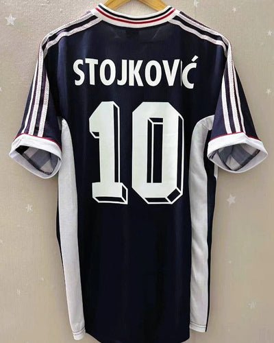 YUGOSLAVIA 98/99 Home Retro Shirt - STOJKOVIC #10